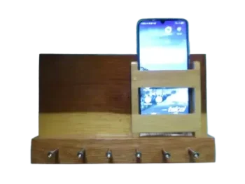 Portallaves natural con soporte