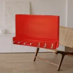 Porta llaves madera natural con ganchos y pernos - Imagen 8